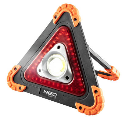 NEO  99-076  Výstrážný trojuholník + svetlo 2v1, 800 Im
