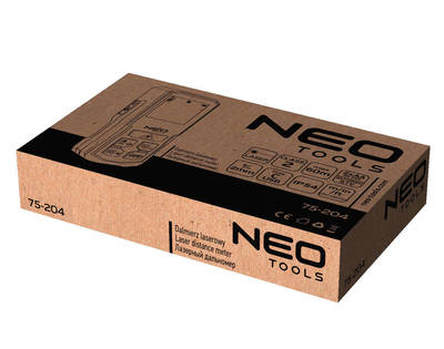 NEO  75-204  Laserový diaľkomer, rozsah 60m, IP54
