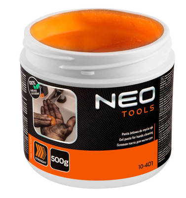 NEO  10-401  Gélová pasta na umývanie rúk na odstránenie odolných nečistôt - 500g, oranžová