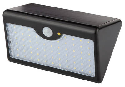 NEO  99-091  Solárne nástenné svietidlo + SMD LED diaľkové ovládanie 900 Im
