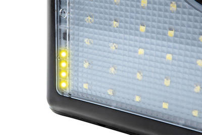 NEO  99-091  Solárne nástenné svietidlo + SMD LED diaľkové ovládanie 900 Im