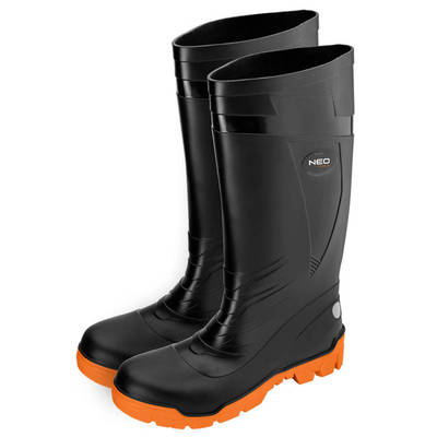 NEO  82-900-40  Gumáky Wellington PVC S4 SRC, veľ. 40, čierne