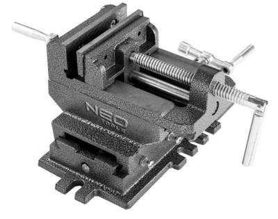 NEO  35-035  Zverák dvojosový krížový strojový 100 mm