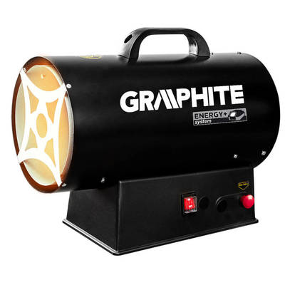 GRAPHITE ENERGY+  58GE100  Aku Plynový ohrievač 15kW, 18V, bez batérie