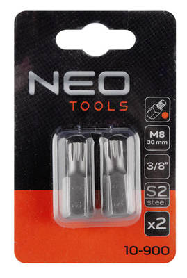 NEO  10-900  Bity Spline M8 x 30 mm, S2 x 2 ks.