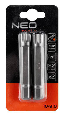 NEO  10-910  Bity Spline M12 x 75 mm, S2 x 2 ks.