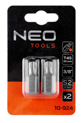 NEO  10-924  Bity TORX T45 x 30 mm, S2 x 2 ks.