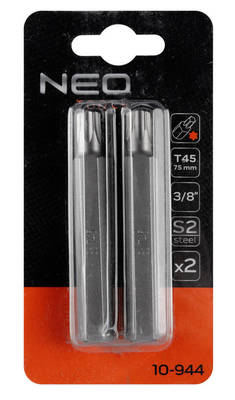 NEO  10-944  Bity TORX T45 x 75 mm, S2 x 2 ks.