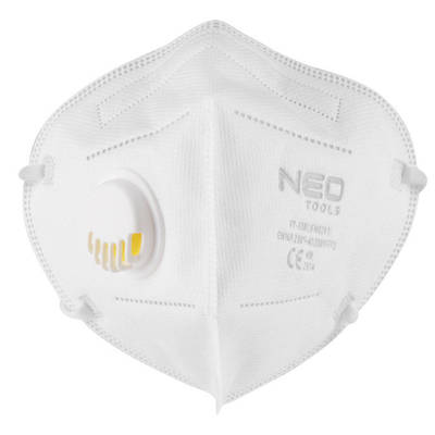 NEO  97-338-20  Respirátor skladací FFP2, s ventilom, 20 ks, CE