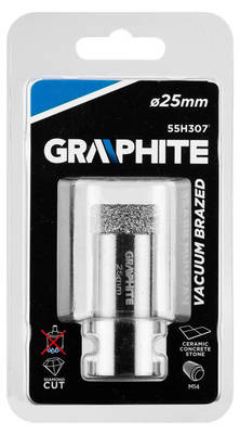 GRAPHITE  55H307  Diamantová dierovacia píla 25 mm x M14