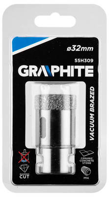 GRAPHITE  55H309  Diamantová dierovacia píla 32 mm x M14