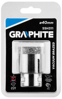 GRAPHITE  55H311  Diamantová dierovacia píla 40 mm x M14