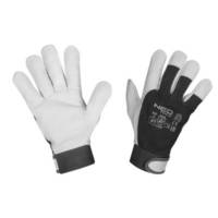 NEO  97-655-8  Pracovné rukavice, 2122X, kozia koža, suchý zips, veľkosť 8", CE