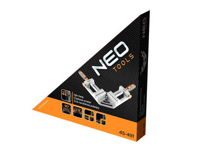 NEO  45-491  Dvojitá rohová svorka