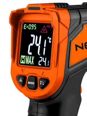 NEO  75-276  Pyrometer, prístroj na meranie teploty (C-50~880, F-58~1616)