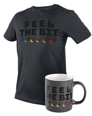 NEO  81-641-XL  Tričko s potlačou, FEEL THE BIT, veľkosť XL