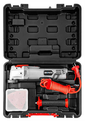 GRAPHITE  59G025  Multifunkčné náradie 500 W, rýchlosť oscilácie 8000-16000 ot/min, kufrík