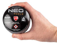 NEO  20-045  Plynová spájkovacia lampa pre 190 g kartuše + 4 plynové kartuše