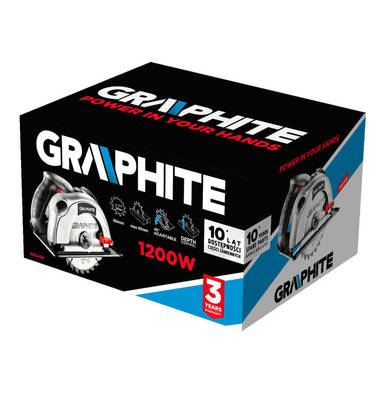 GRAPHITE  58G488  Kotúčová píla 1200W, kotúč 185x20 mm
