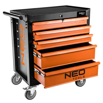 NEO  84-224  Dielenský vozík, 5 šuflíkový