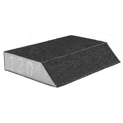 GRAPHITE  55H923 Uhlová brúsna špongia 125 x 25 x 90 mm, K120