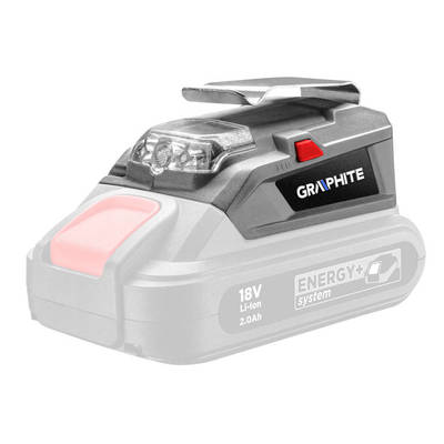 GRAPHITE ENERGY+ 58G025 USB adaptér - LED baterka